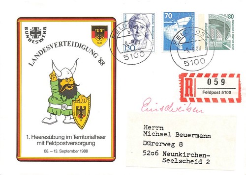 155416 feldpost bundeswehr - feldpost,