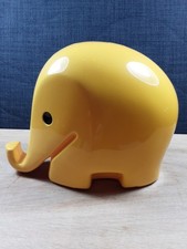 Colani Drumbo Elefant Spardose XXL 17cm Dresdner Bank 80er Vintage Schlüssel
