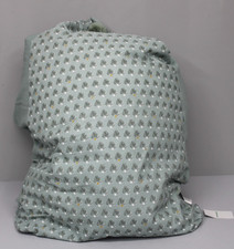 Vertbaudet Kinder Sitzsack, Blätter-Print Grün bedruckt ca. 60 x 60 cm