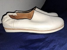 SHABBIES AMSTERDAM Schuhe Halbschuhe Slipper Leder creme Freizeitschuhe Gr. 39