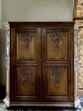 kleiderschrank antik holz