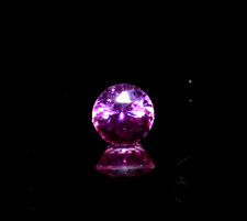 1 Rubin pink Saphir Brillantschliff Sri Lanka 0,31 ct 3,7 mm lupenrein