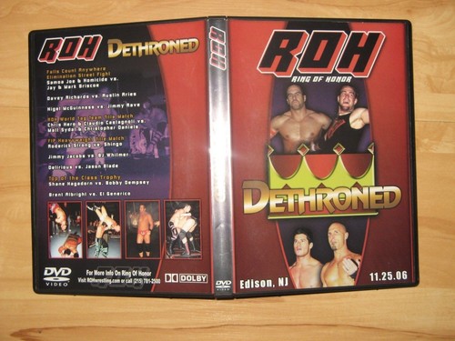 Roh wrestling dvd - wrestling, dethroned