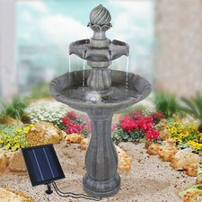 SOLAR SPRINGBRUNNEN GARTENBRUNNEN SOLAR BRUNNEN ZIERBRUNNEN TEICHPUMPE WASSER