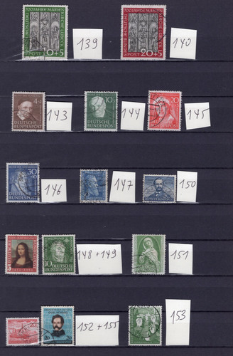 Bundesrepublik briefmarken - bundesrepublik,