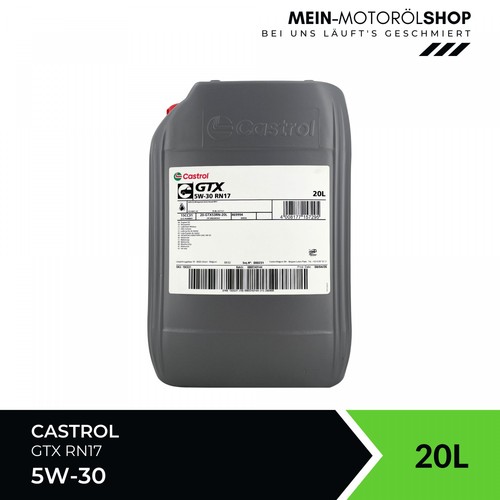 Castrol gtx rn17 renault - castrol, 5w-30