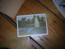 AK Kulturpark Erfurt. Springbrunnen am Rosengarten. Beschrieben ohne Marke