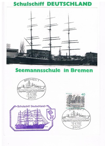 Sonderbeleg schulschiff - -,