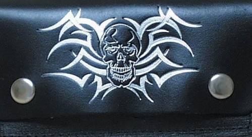 Skull biker geldbeutel mit - biker,