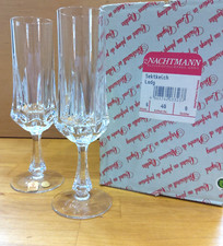 2 Kristall Nachtmann Sektgläser / Sektkelche / Sektflöten , "LADY "unbenutzt