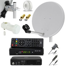 HDTV HD HDMI Camping Mobile SAT Anlage Digital Receiver 230V 12V EasyFind LNB