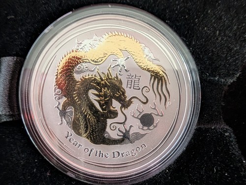 Gilded lunar silbermünzen - gilded, 2