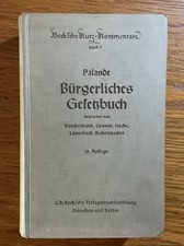 Palandt Bürgerliches Gesetzbuch 15. Auflage 1956 RARITÄT