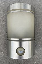 EGLO Außenleuchte CERNO BH 14x19 cm silber Außenlampe LED-Aussenleuchten 30192