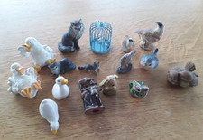 SETZKASTEN FIGUREN  KONVOLUT  TIERE 16 Stück Miniaturen