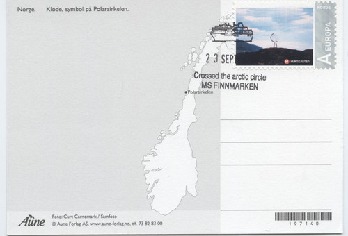 Norwegen schiffspost ms - norwegen,
