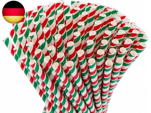 Papier strohhalme lang italia - papier,