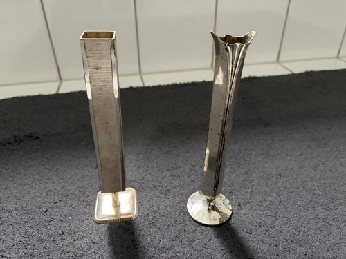 Vintage kleine schmale vasen - kleine,