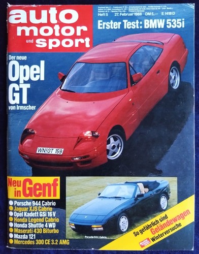 Ams 1988 mercedes - 300, ce