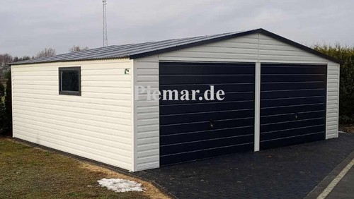 Blechgarage 7x5x2 75m - blechgarage, 7x5x2,75m
