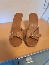 High Heel Clogs in Gr. 46 Holz 