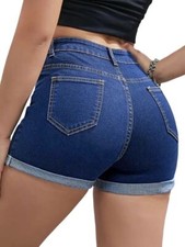 Damen Jeans Shorts Freizeit