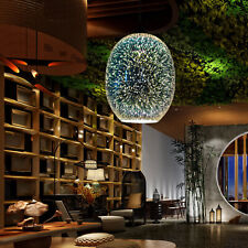 LED 3D Bunt Glas Kronleuchter Feuerwerk Hängelampe Pendelleuchte Deckenlampe