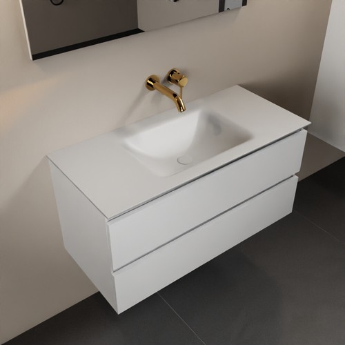 Corian waschtisch set weiß - corian,