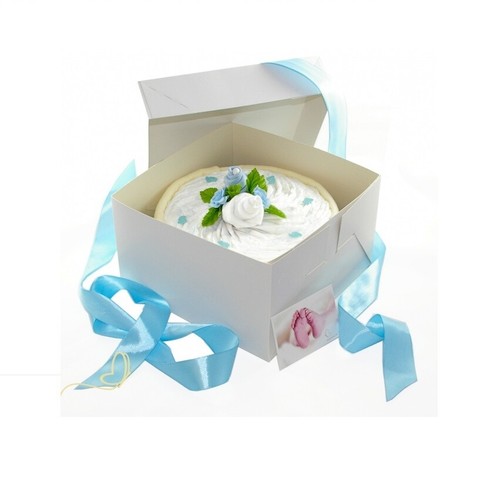 Windeltorte blau cakebox - windeltorte, in