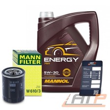MANN ÖLFILTER + 5l 5W-30 FÜR