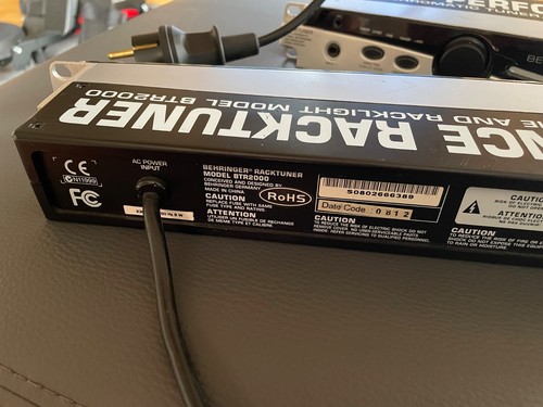 Behringer racktuner btr 2000 - racktuner,