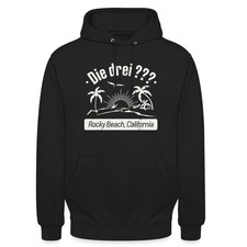 Die Drei Fragezeichen Rocky Beach Design Mit Palmen Unisex Hoodie
