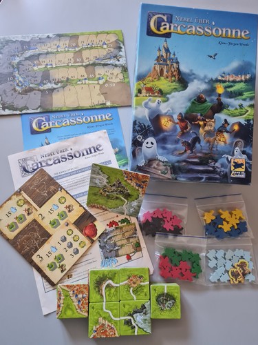 Nebel über carcassonne - über,