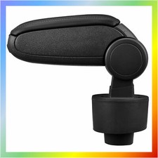 SEAT IBIZA 4 IV 6J (2008-2017) MITTELARMLEHNE PASSFORM ARMLEHNE LEDER SCHWARZ