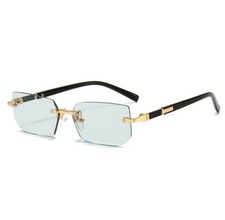 Brille ohne Stärke Randlos +