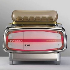 FAEMA E61 JUBILEE 2 GRUPPE EDELSTAHL NAGELNEUES ESPRESSO KAFFEEMASCHINE CAFE