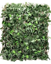 BEJOY Expandierbarer Zaun Sichtschutz für Balkon Terrasse Outdoor, künstliche Fa