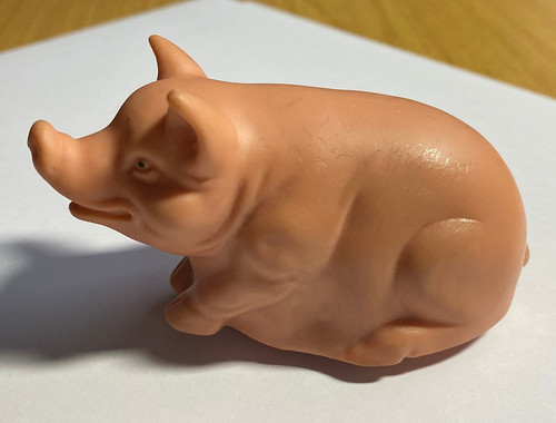 Ddr schwein gummi schwungrad - ddr,