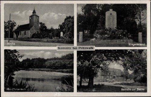 Kemnitz pritzwalk der - ak,