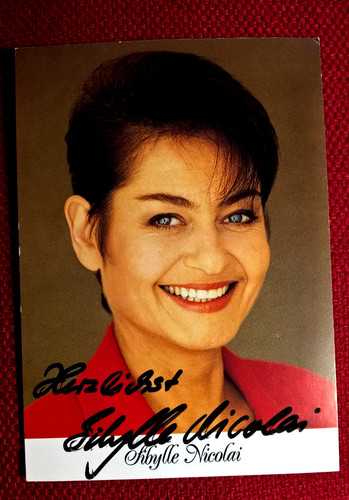 Original autogramm von sibylle - von,