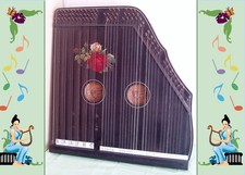 Salonharfe / Mandolinen- Akkordzither, chromatisch C-c-c', spezielle Ausf.