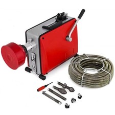 Elektrische Rohrreinigungsmaschine Rohrreinigungsgerät Abflussreinige 12,5m*16m