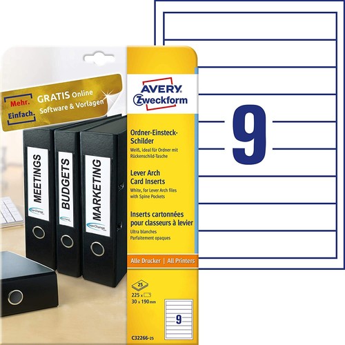 Avery zweckform c32266 - avery, c32266-25