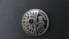 TITISEE SCHWARZWALD FRAU KUCKUCKSUHR MÜNZE SOUVENIR MEDAILLE TITI LAKE COIN !!!!