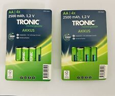 8x AA 2500mAh SCHNELLLADE NIMH AKKU Wiederaufladbar Batterie Rechargeable Mignon