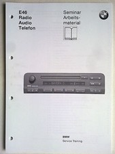 BMW Service E46 Radio-Audio-Telefon C42 C43 CD43 C44 RDS HiFi Phase V SA MFL LSZ