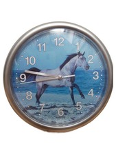 EUROTIME Tischuhr Pferd Motiv