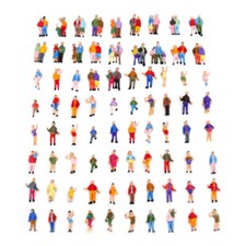H0 Spur 1:87 Verschiedene Figuren Personen, Paaren und Dreiergruppen 100 Stück