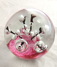 Lauscha Glas Briefbeschwerer