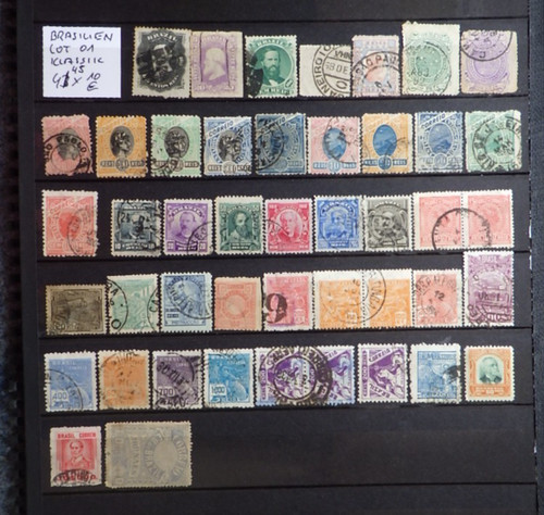 Brasilien klassik lot 45 - brasilien, kl.
